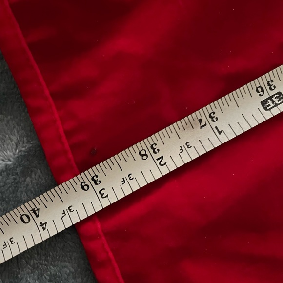 Vtg Hostess apron in faux suede and rhinestones - Picture 6 of 8